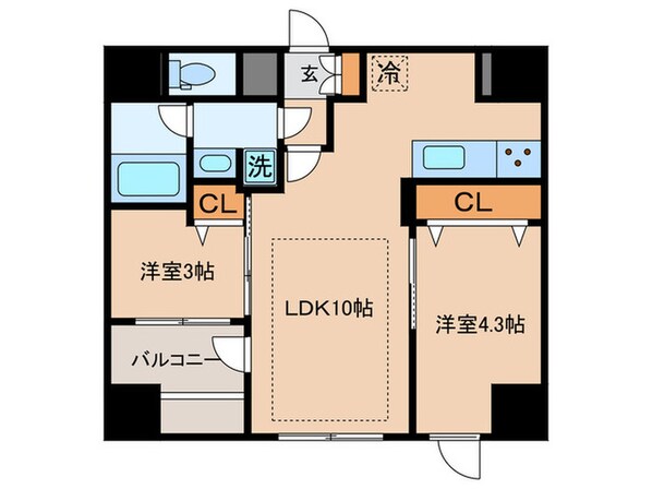 アーバネックス小石川春日の物件間取画像